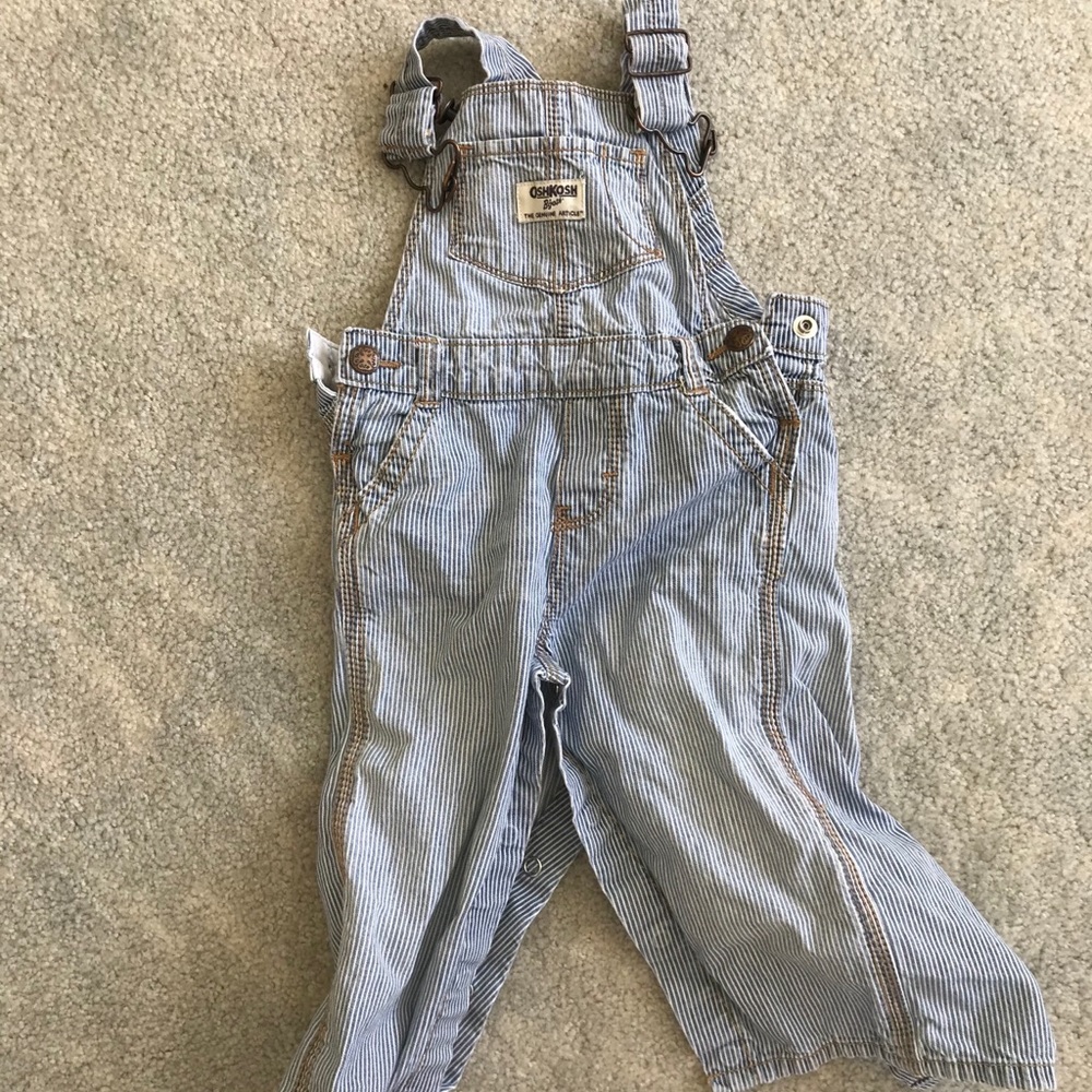 Oshkosh overalls pinstripe